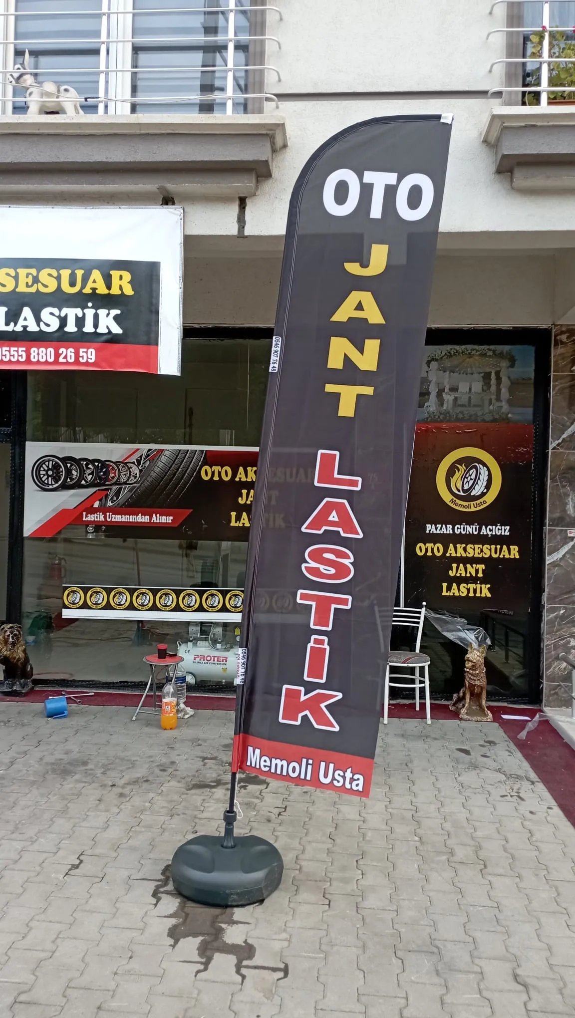Oto Lastikçi Olta Bayrağı-24