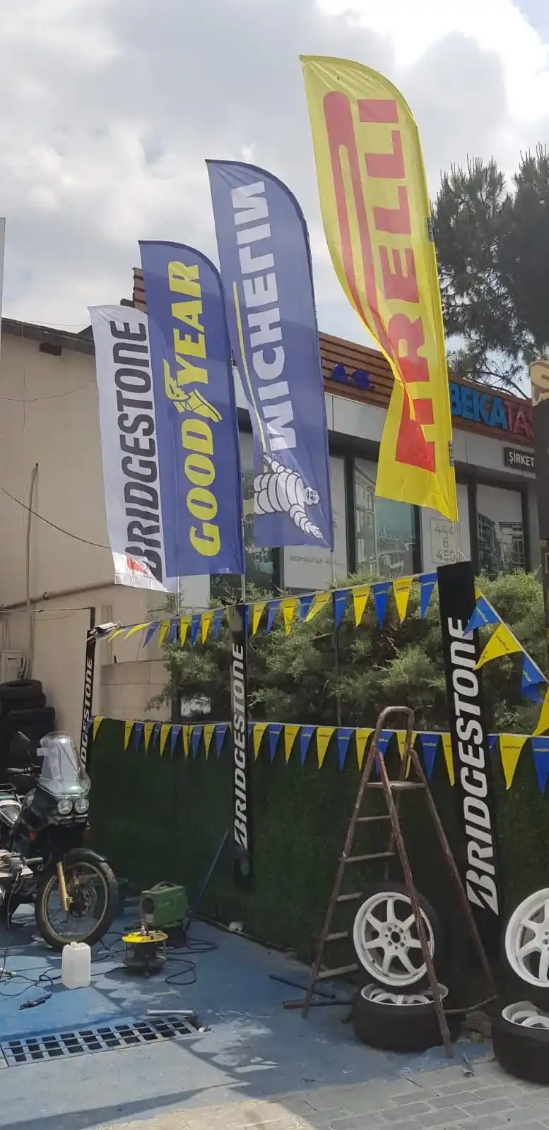 Oto Lastikçi Olta Bayrağı-27